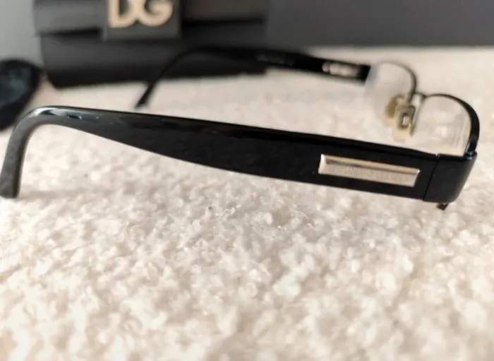 Monture lunettes de vue femme d&g avec étui boîte - photo numéro 6