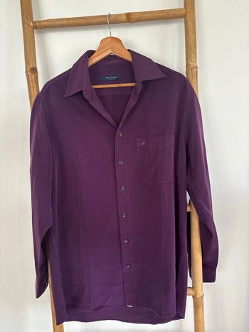 Chemise violet foncé jean chatel taille L 39/40