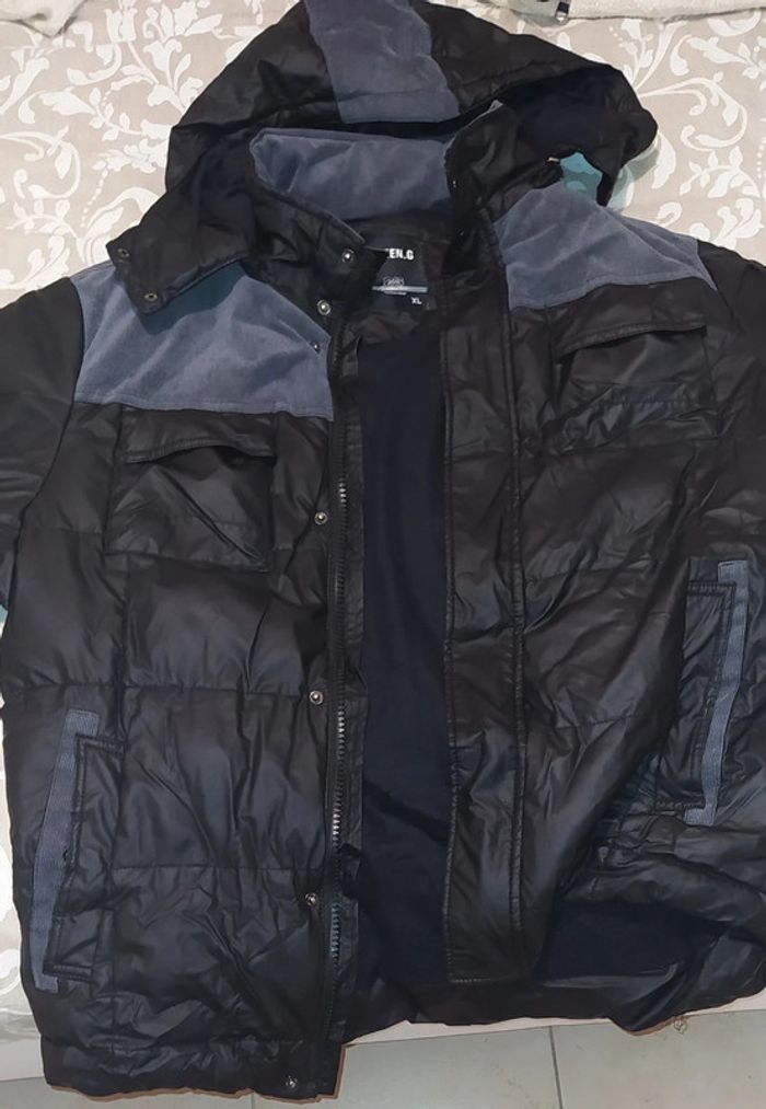 Doudoune homme intérieur polaire XL - green G - photo numéro 2