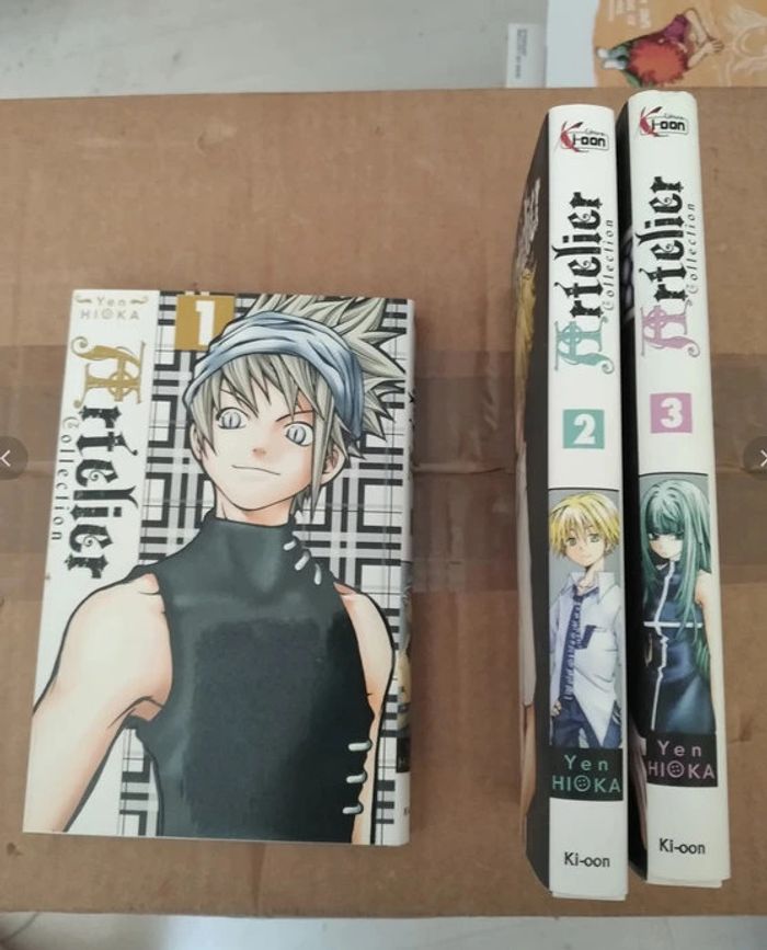 manga Artelier collection tome 1 à 3