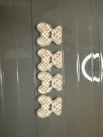 Lot de 4 perle percé 