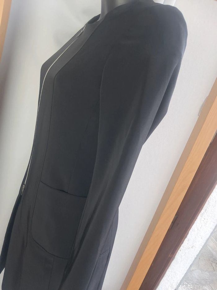 Patrick Mendes veste longue noire T.36/38 - photo numéro 10