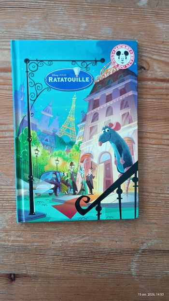 Livre Ratatouille - club du livre Mickey