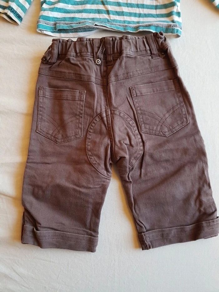 Pantalon et polo garçon 9-12 mois - photo numéro 3