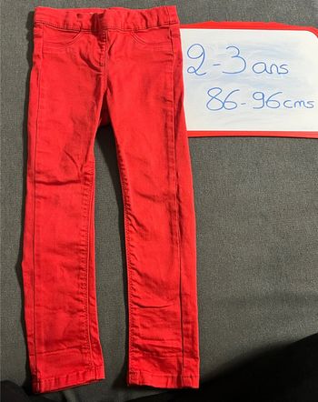 Jean rouge 2-3 ans TAO