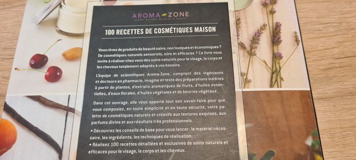 Livre NEUF cosmétiques Aroma Zone - photo numéro 2