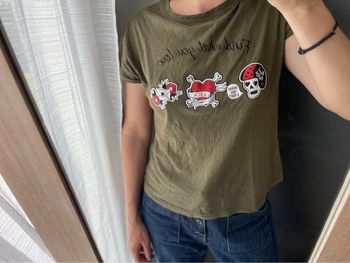 Tee shirt kaki Jennyfer