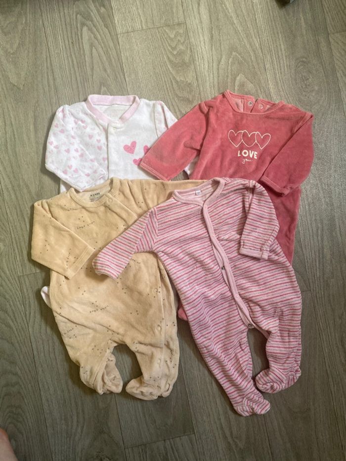 Lot pyjama velours