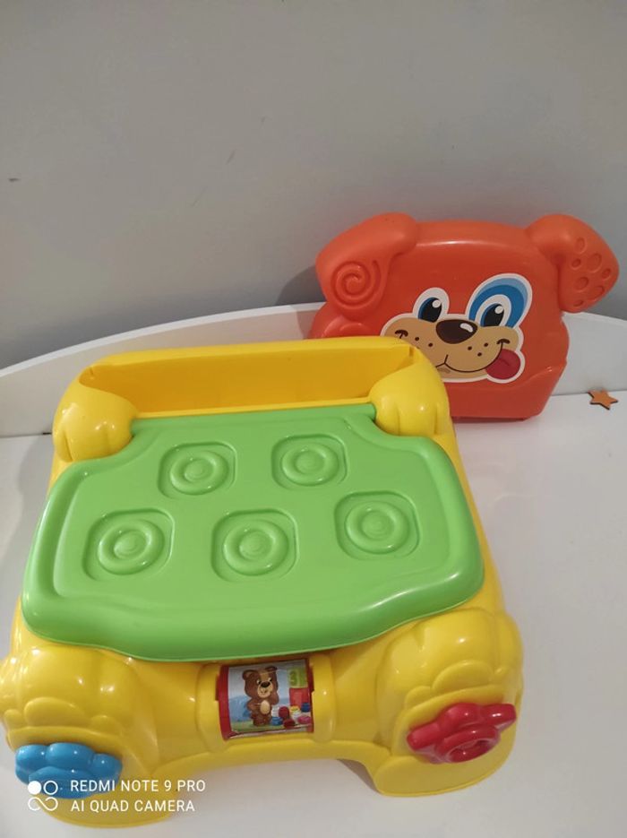 Tabouret coffre enfant en plastique - photo numéro 3