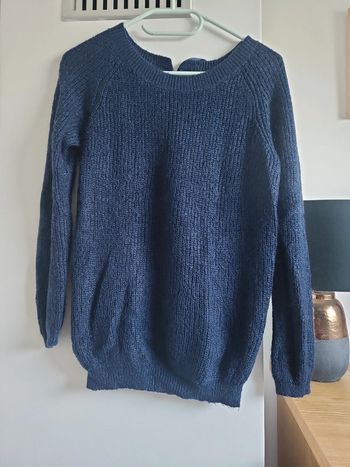 Pull bleu marine pailleté