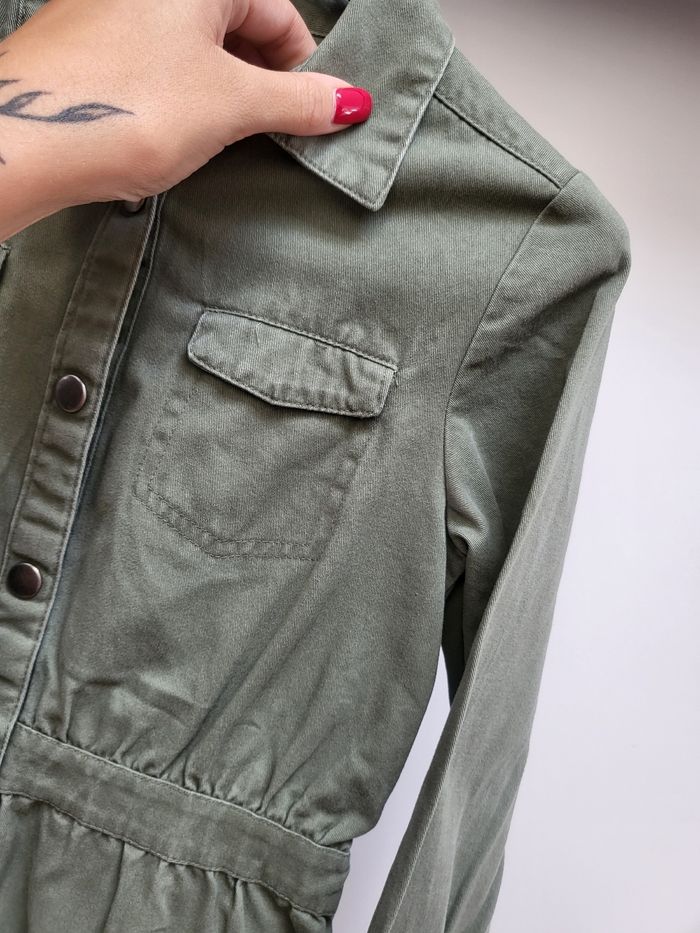 Robe en jeans kaki - photo numéro 4