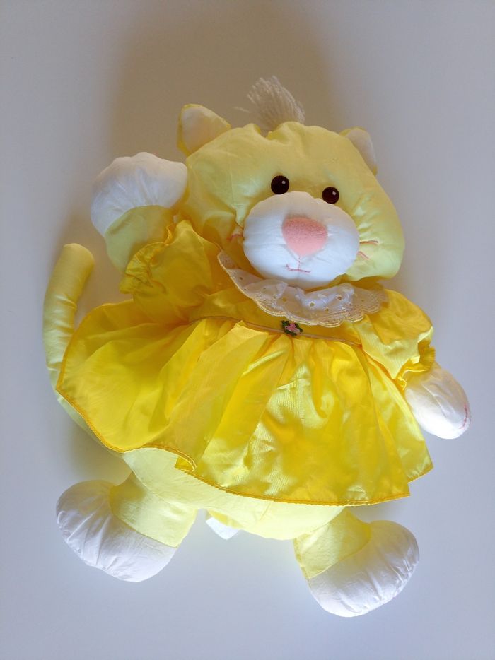 Peluche chat  1986 Fisher Price vintage  40 cm