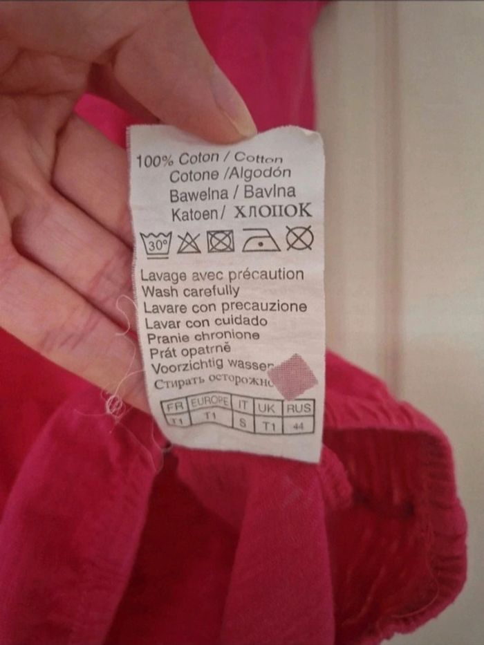 Tee-shirt rose femme camaïeu taille S/36 - photo numéro 7