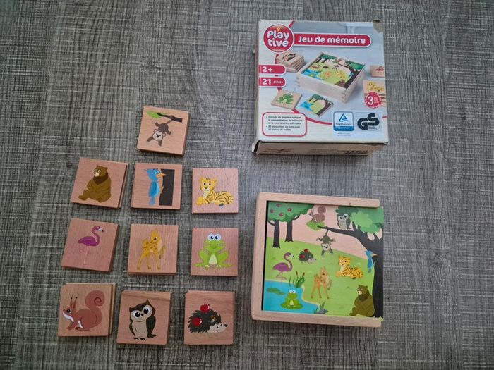 Jeu de mémoire en bois premier âge Playtive - photo numéro 2