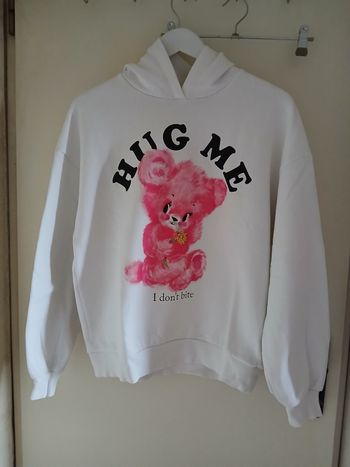Sweat à capuche oversize taille S