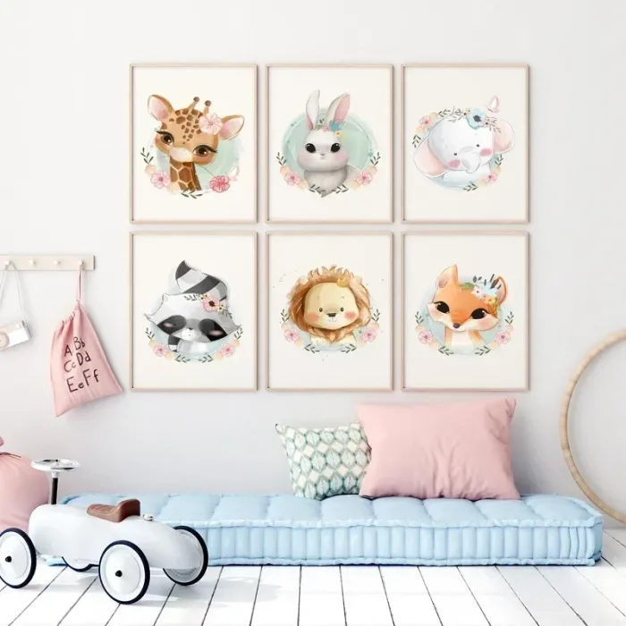 Affiches “Baby Forest” pour chambre enfant - photo numéro 3