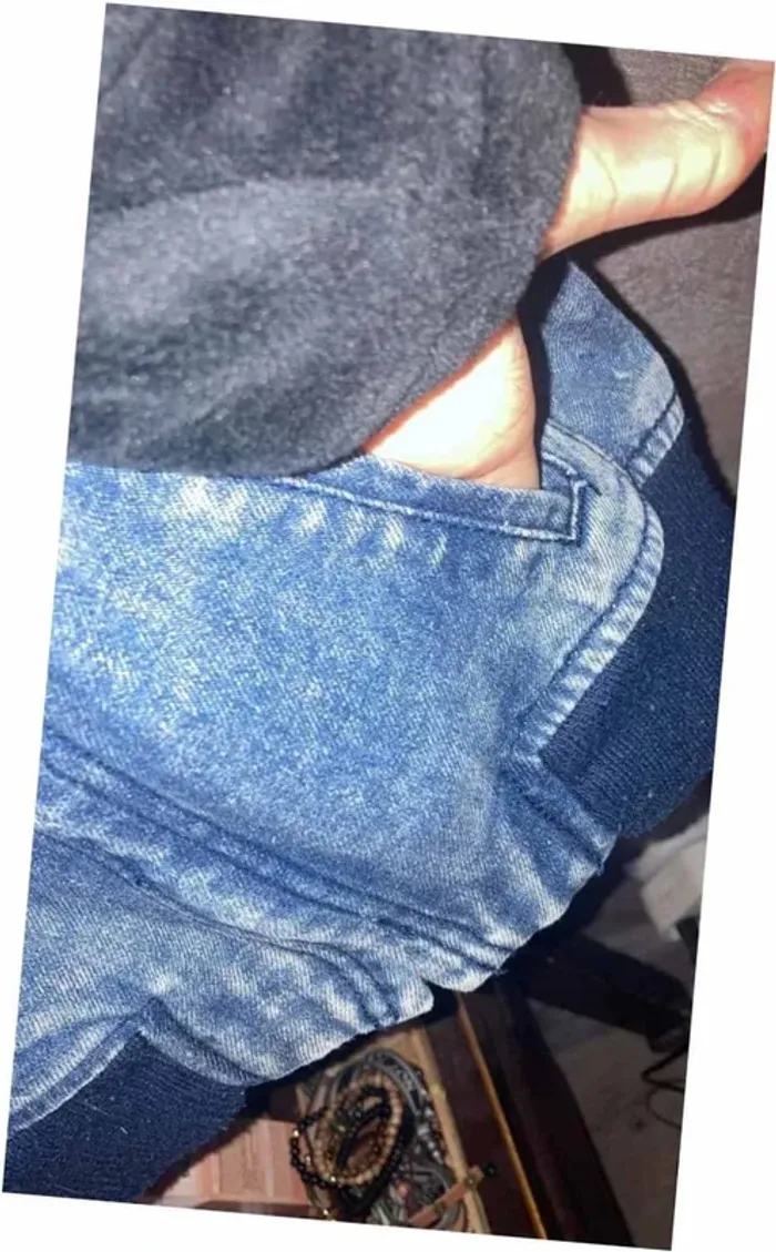 Veste en jean à capuche Urban Classics taille S - photo numéro 3