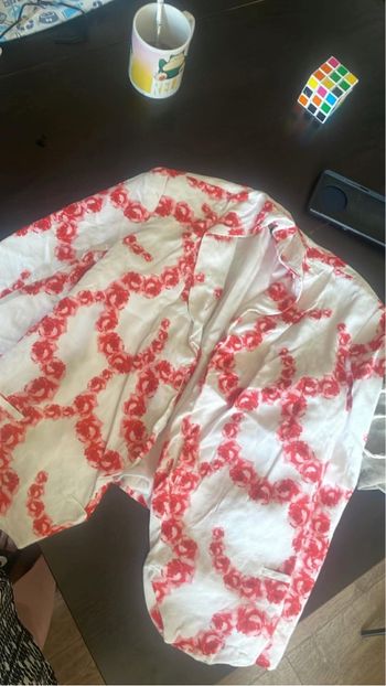 Blazer femme Sinequanone – Motif roses rouges