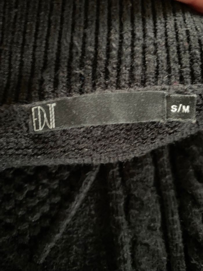 Pull noir col roulé edji taille s/m - photo numéro 3