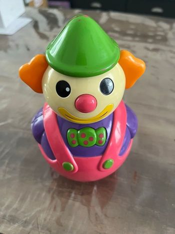 Culbuto clown vintage Smoby 