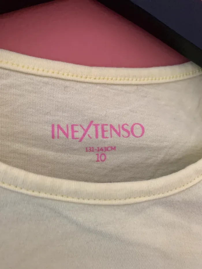 T-shirt jaune fille In Extenso – 10 ans - photo numéro 4