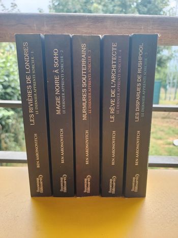 Tome 1 à 5 collections "le dernier apprenti sorcier" de Ben Aaronovitch