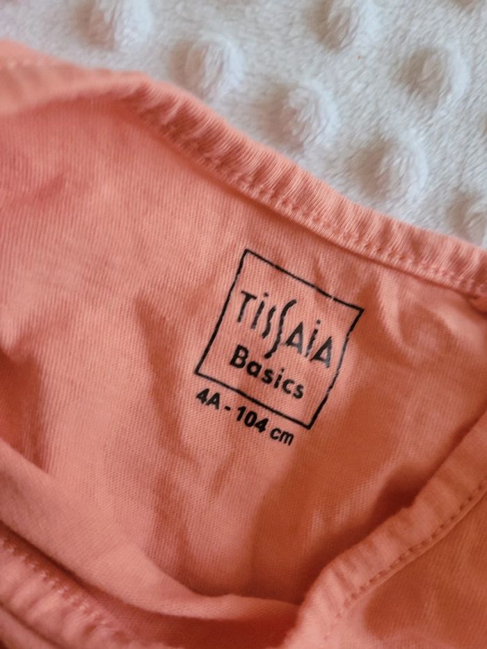 T-shirt rose "Love is magic" Tissaia 4 ans - photo numéro 3