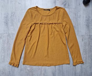 Blouse fluide moutarde fluide kiabi XS