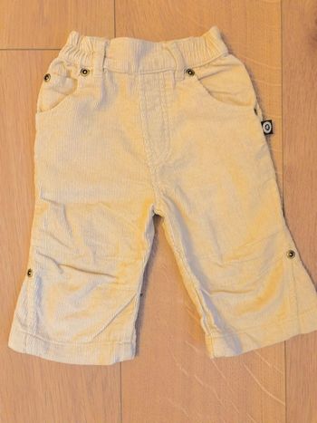 Pantalon côtelé beige en 6mois