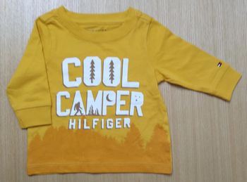 Tommy Hilfiger t shirt manches longues moutarde neuf