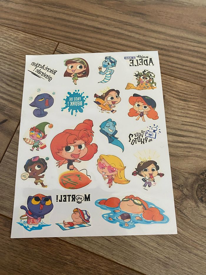 Tatouages neufs Mortelle Adèle