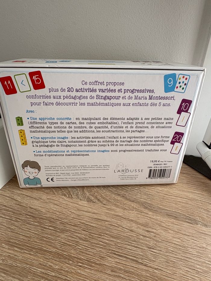 Mon grand coffret pour apprendre les maths – Méthode Montessori & Singapour - photo numéro 2