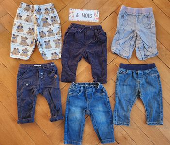 6 pantalons 6M