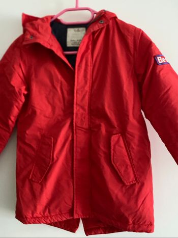 ZARA parka rouge 8 ans