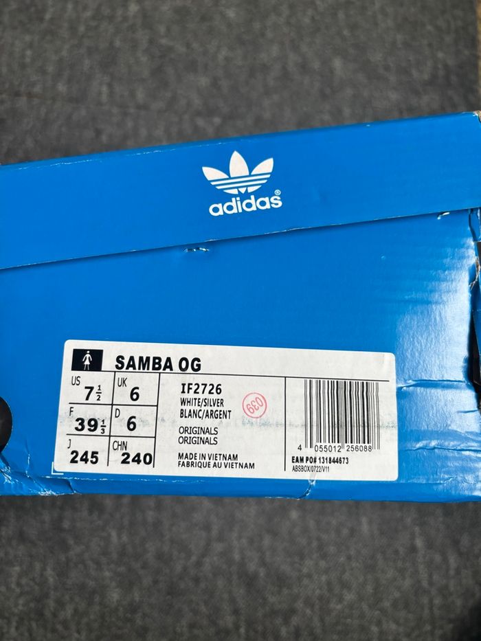 adidas Samba pailleté Argent silver taille 39 - photo numéro 6