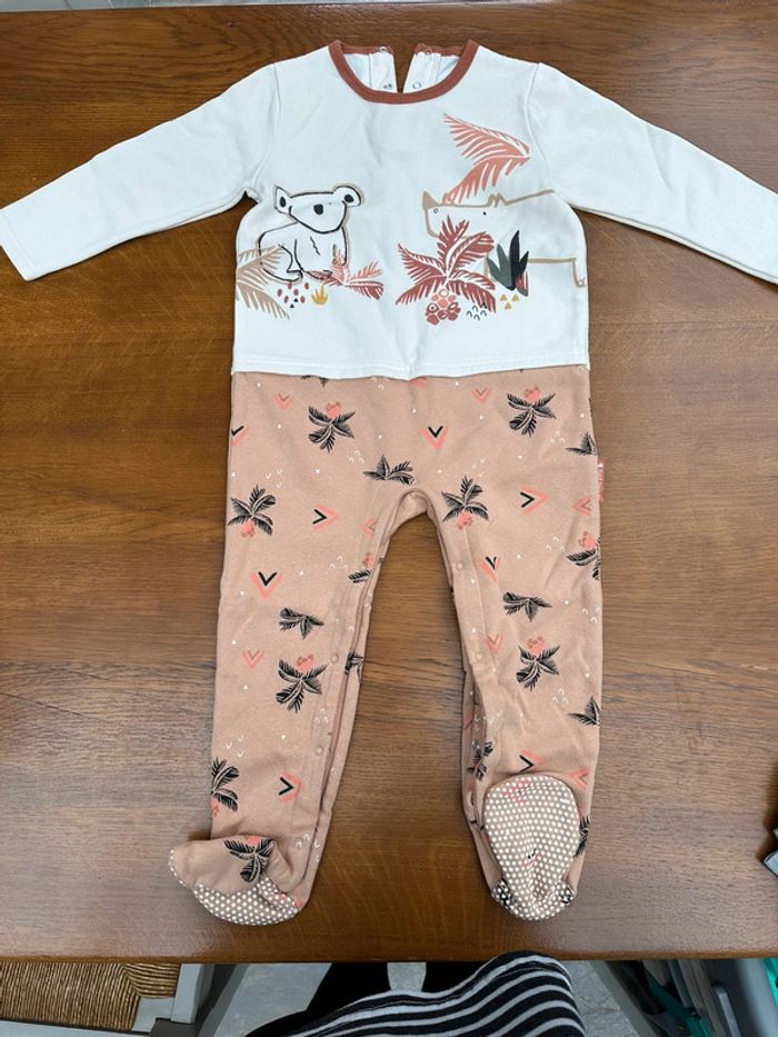 Pyjama beige Petit Beguin 36 mois - photo numéro 2