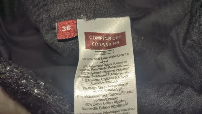 Manteau en tweed Comptoir des Cotonniers - photo numéro 4