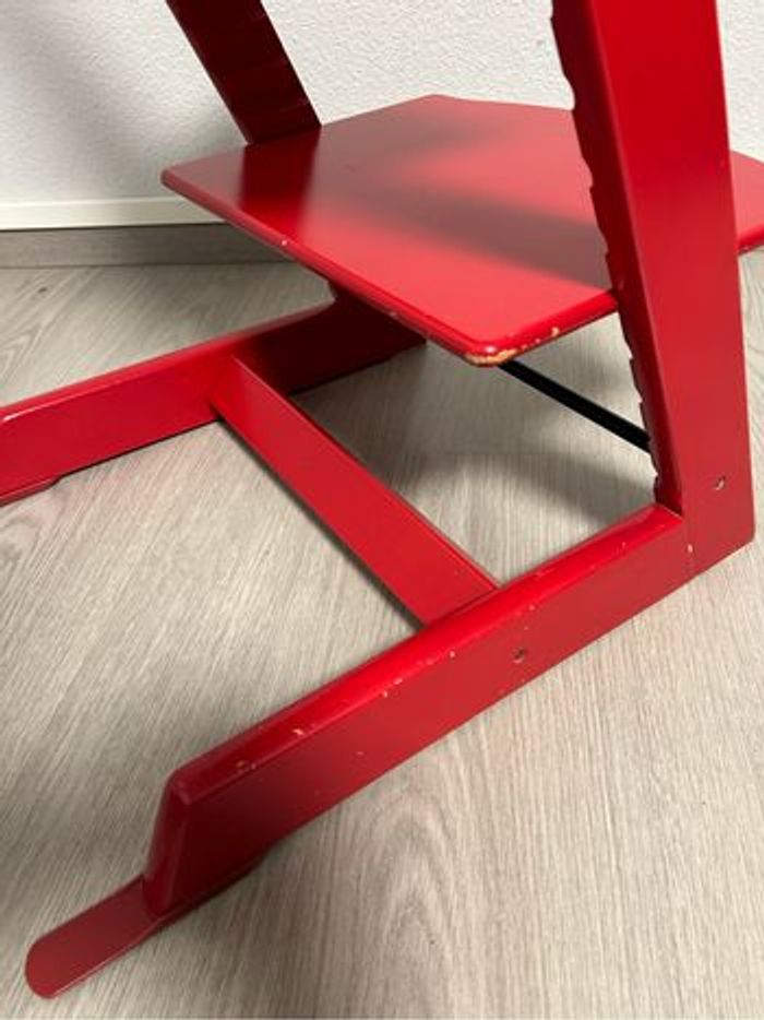 Chaise Tripp Trapp Stokke Rouge + patins - photo numéro 9