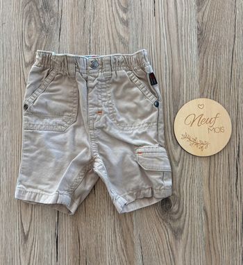 Short bébé garçon 9mois