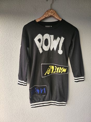 Robe avec sequins pour fille