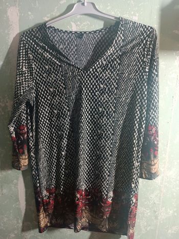 Haut manches 3/4 taille 2