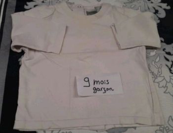 T shirt manches longues 9 mois garçon