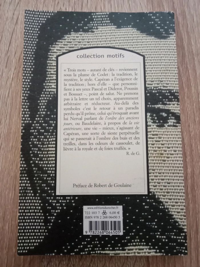 Louis Codet 📚 César Capéran ou la tradition - photo numéro 2