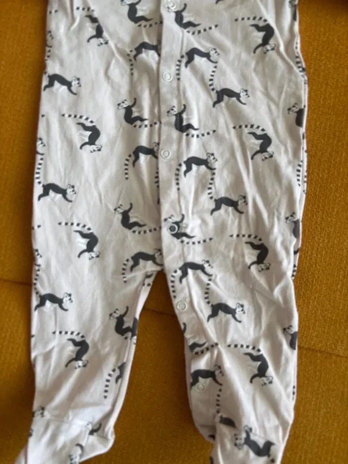 Pyjama léger coton 6 mois - photo numéro 2