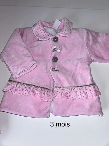 Veste chaude 3 mois