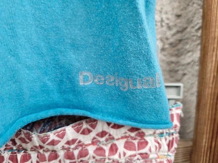 Superbe ensemble jupe et débardeur Desigual 7/8 ans - photo numéro 4