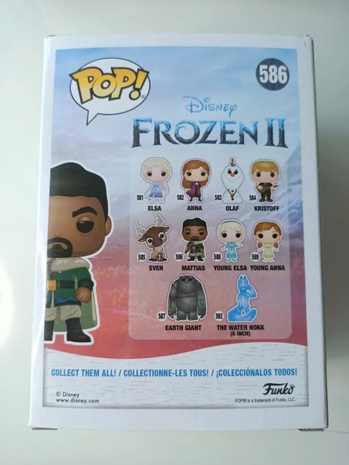 Lot de 2 Figurines Funko pop Disney frozen 2 : n°586 Mattias et n°582 Anna - photo numéro 14