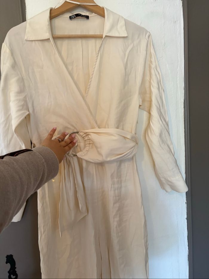 Combinaison crème Zara - photo numéro 2