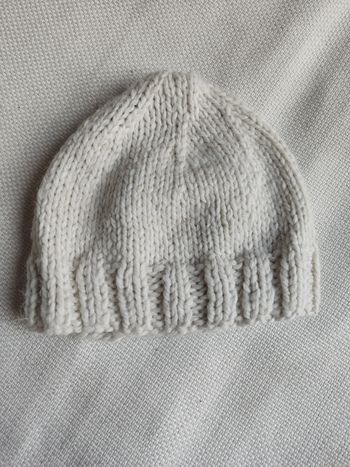 Bonnet hiver blanc