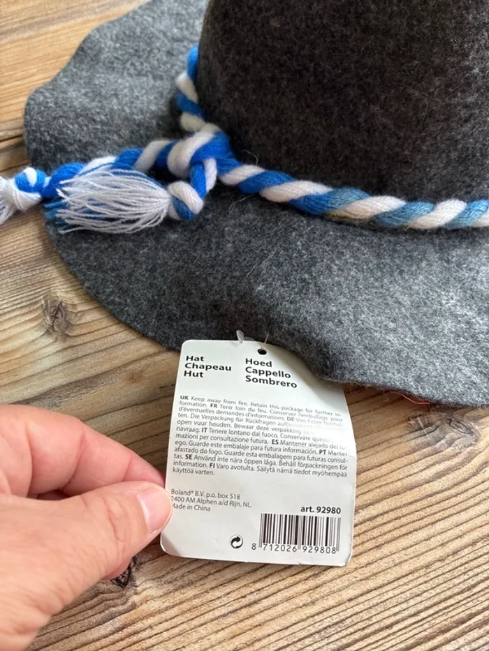 Chapeau boland type oktoberfest - photo numéro 4
